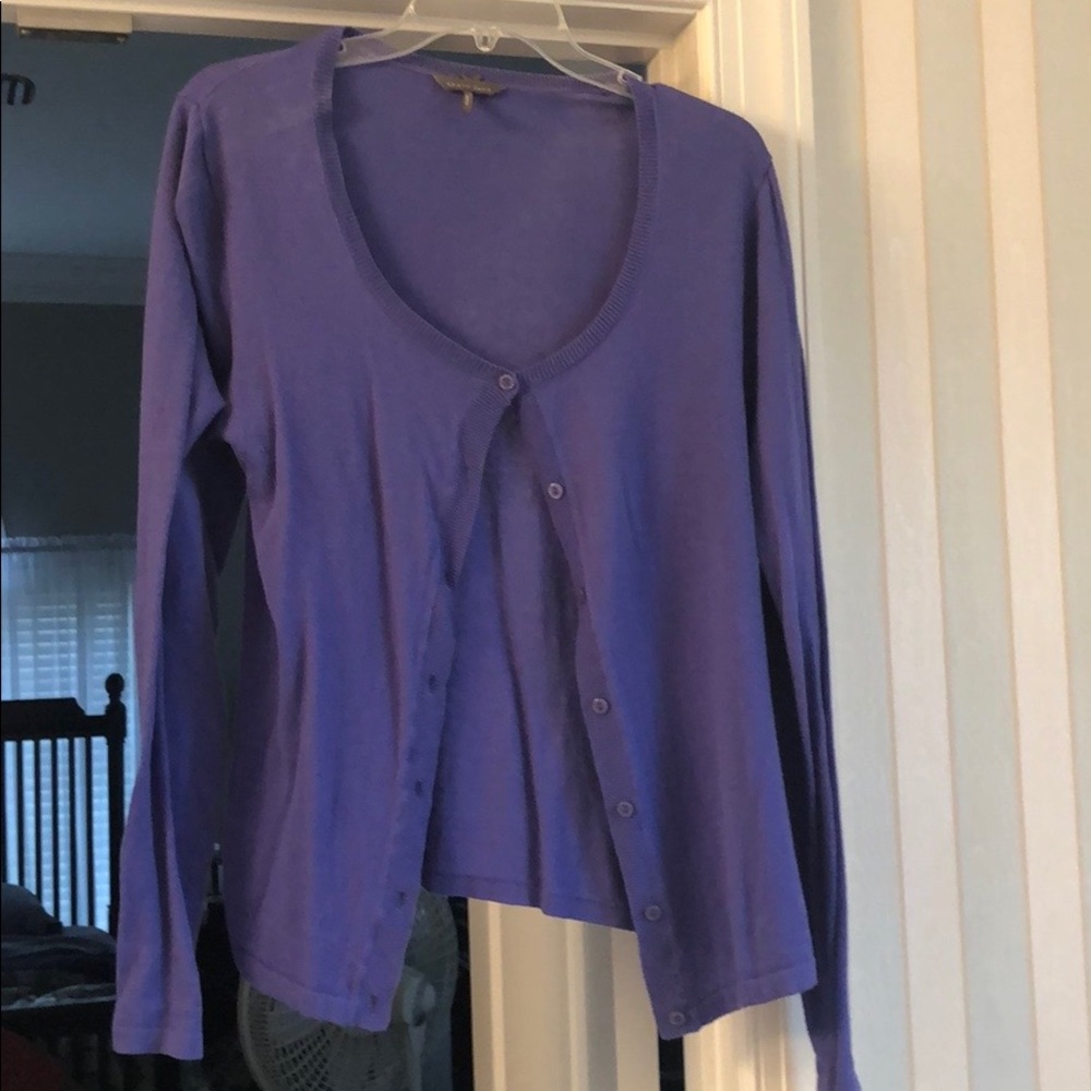 Purple Kristin Davis Sweater